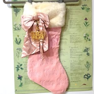 Juicy Couture Christmas stocking pre-kohls era